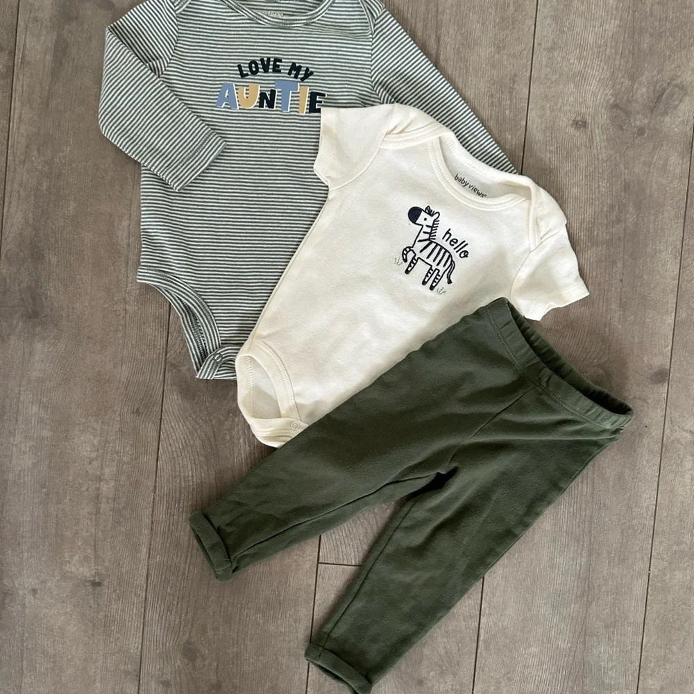 6 month baby boy 3 piecematching outfit sets clothes gerber Carter’s & baby view